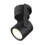 SLV Oculus Pared y Luz de techo Aluminium Negro 11W 780lm - 920-930 Dim To Warm | Mejor Reproducción De Color - Regulable 