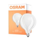 Osram Retrofit LED E27 Globe con Filamento Mate 11W 1521lm - 827 Luz muy Cálida | Reemplazo 100W
