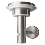 Ledvance LED Luz de pared Endura Estilo doble Circle Steel 6W 400lm - 830 Luz Cálida | Solar - Sensor de movimiento y luz 