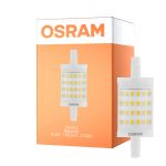 Osram LED R7s 78mm Clara 9.5W 1055lm - 827 Luz Muy Cálida | Regulable - Reemplazo 75W
