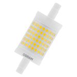 Osram LED Linear R7s Parathom 78mm Clara 12W 1521lm - 827 Luz Muy Cálida | Regulable - Reemplazo 100W