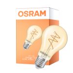 Osram Vintage 1906 LED Classic Slim E27 Pera Con Filamento Oro 4.9W 470lm - 927 Luz Muy Cálida | Mejor Reproducción De Color - Regulable - Reemplazo 40W