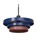 Ledvance LED Colgante De Luz Decor Layers Colgante De Luz Acero Azul | Apta para 1x E27