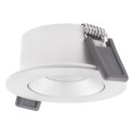 Ledvance Foco LED Air Adjust Aluminium Blanco 4W 320lm 36D - 930 Luz Cálida | Recorte 68mm - IP23 - Mejor reproducción de color - Regulable