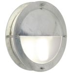 Nordlux Malte Luz De Pared Acero Galvanizado Gris Zona costera | 240mm - IP54 - Apta para E27