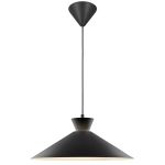 Nordlux Dial 45 Colgante De Luz Metal Negro | Apta para 1x E27