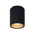 Nordlux Kyklop Luz de techo Aluminium y Vidrio Negro | 86mm - IP54 - Apta para GU10