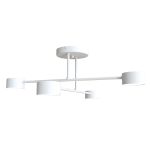 Emibig Luz de techo Halo Acero Blanco | Apta para 4x GX53 - Max 8W