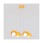 Emibig Colgante De Luz Boom Acero Naranja | Apta para 4x G9 - Max 8W
