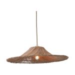 Good&Mojo Colgante De Luz Cancun Rattan Natural S | Apta para 1x E27 