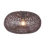 Good&Mojo Luz de techo Arizona Rattan Burgundy S | Apta para 1x E27 