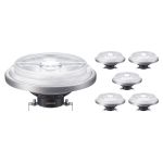 Multipack 6x Philips MASTER LED Foco G53 AR111 14.8W 875lm 45D - 927 Luz muy Cálida | Mejor reproducción de color - Regulable - Reemplazo 75W