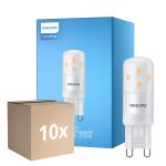 Multipack 10x Philips CorePro LED Capsule G9 Mate 2.7W 300lm - 827 Luz Muy Cálida | Regulable - Reemplazo 25W