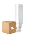 Multipack 9x Philips CorePro PL-C LED 5.9W 600lm - 830 Luz Cálida | 2-Pines - Reemplazo 13W