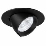 Noxion Foco LED Forza V2 Aluminium Negro 28W 3300lm 36D - 930-940-957 CCT | 160mm - Recorte 145mm - Mejor Reproducción De Color