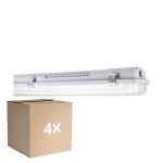 Multipack 4x Ledvance LED Prueba De Vapor Alojamiento MT Gen 3 IP65 | Apta para 2x150cm Tubo LED