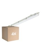 Multipack 4x Philips Pantalla LED Estanca Ledinaire WT065C 23/42W 2900/4800lm - 840 Blanco Frio | 120cm