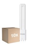 Multipack 10x Noxion Lucent PL-L LED 7.9W 1000lm - 840 Blanco Frio | 4-Pines - Reemplazo 18W