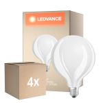 Multipack 4x Osram Classic LED E27 Globe Con Filamento Mate 17W 2452lm - 827 Luz Muy Cálida | Reemplazo 150W