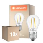 Multipack 10x Ledvance Classic LED E27 Pera Con Filamento Clara 1W 136lm - 827 Luz Muy Cálida | Reemplazo 15W