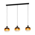 Eglo Colgante De Luz Oilella Acero Negro Oro | IP20 - Apta para 3x E27 