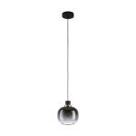 Eglo Colgante De Luz Oilella Acero Negro Oro | IP20 - Apta para 1x E27 