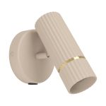 Eglo Luz De Pared Caminia Acero Lijado 4.7W 345lm - 830 Luz Cálida | IP20 - Incl. 1x GU10