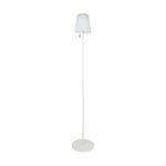 Eglo Lámpara de pie Scordiano-L Solar Acero Blanco 2W 220lm - 830-840-865 CCT | IP44 - USB-C