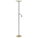 Eglo Lámpara de pie Conivarino Acero Brushed Latón, Negro 30.5W 3150lm - 827 Luz Muy Cálida | Regulable