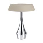 Eglo Lámpara De Mesa Turcio Acero Cromo 5W 310lm - 825-830-840 CCT | IP44 - Touch Regulable - USB-C