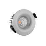 Noxion Foco LED Gimax Aluminium 6W 400lm 36D - 927 Luz muy Cálida | Recorte 74mm - IP44 - Mejor reproducción de color - Regulable