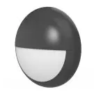Noxion Plaf&oacute;n LED Techo/Pared Pro V2 12/16/20W 2400lm - 830-840-865 CCT | 325mm - IP65 - Sensor de Movimiento y Luz - Luz De Emergencia 3 Horas + P&aacute;rpado Circulo Negro
