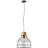 Brilliant Avia Colgante De Luz Metal Madera Negro | 350mm - Apta para 1x E27