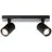 Brilliant Marty Luz de techo Aluminium Arenoso Negro 10W 700lm - 830 Luz Cálida | Incl. 2x GU10