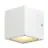 SLV Sitra Cube Luz De Pared Aluminium Blanco | Al Aire Libre - IP44 - Apta para 2x GX53 