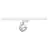 SLV Foco En Carril Kalu 3 Fases Aluminium Blanco Esférica 13W 970lm 95D - 930 Luz Cálida | Mejor Reproducción De Color - Regulable 