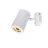 SLV Enola B Pared y Luz de techo Aluminium Blanco | Apta para 1x GU10 