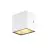 SLV Sitra Cube Luz De Pared Aluminium Blanco 11W 1270lm - 840 Blanco Frio | Al Aire Libre - IP65