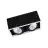 Ledvance Foco LED Cuadrado Multi Ajustable Negro-Blanco 2x30W 5400lm 38D - 840 Blanco Frio | Recorte 320x160mm