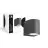 D'Lite Luz De Pared Vossem Negro | IP54 - Apta Para 1x GU10