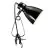 Nordlux Lámpara De Mesa Cyclone Clamp Metal Negro | Apta para 1x E14