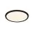 Nordlux LED Luz de techo Oja 29 Negro 17W 1700lm - 830-840 CCT | Regulable