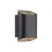 Nordlux Nico 22 Luz De Pared Negro IP54 | Apta para 4x GU10
