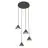 Emibig Colgante De Luz Elit Acero Negro | Apta para 4x GX53 - Max 10W