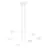Emibig Colgante De Luz Modus Acero Blanco | Apta para 6x GX53 - Max 12W