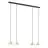 Emibig Colgante De Luz Elit Acero Negro | Apta para 4x GX53 - Max 12W