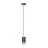 Emibig Colgante De Luz Fumiko Acero Negro | Apta para 1x GU10 - Max 10W