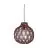Good&Mojo Colgante De Luz Mendoza Bambú Burgundy S | Apta para 1x E27 