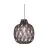 Good&Mojo Colgante De Luz Mendoza Bambú Burgundy L | Apta para 1x E27 