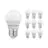 Multipack 10x Noxion Lucent Lustre LED E27 Esférica Mate 2.5W 250lm - 827 Luz muy Cálida | Reemplazo 25W
